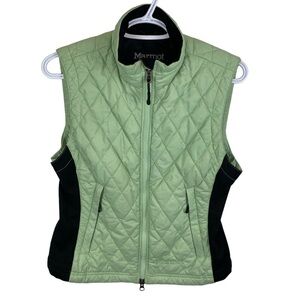 Marmot sz S Lime Green Kitzbuhel Quilted Insulated Women's Athletic Vest